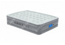 67706 Двухспальная кровать BestWay 152х203х46см встр.насос 220В с автоподкачкой, до 300кг