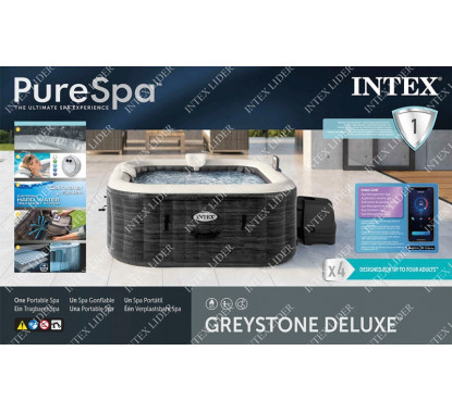 28450 Intex Джакузи надувное Greystone Deluxe