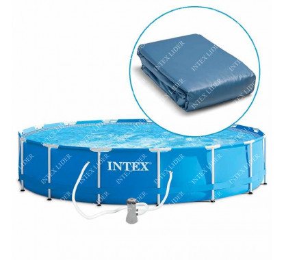 чашковый пакет к бассейну Intex 457х107см